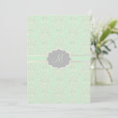 PixDezines Victoriaans Damask/zeevoam/DIY kleur Kaart (Staand voorkant)