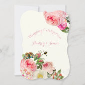 PixDezines Victoriaans rozen/pony's Kaart (Voorkant)