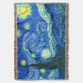 PixDezines vincent van gogh/sterrennacht Deken (Voorkant Verticaal)