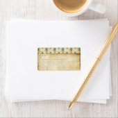 PixDezines Vintage Ananas/Neppapier Etiket (Insitu)