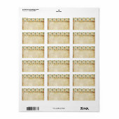 PixDezines Vintage Ananas/Neppapier Etiket (Full Sheet)
