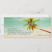 PixDezines Vintage Beach Instapass Kaart (Achterkant)