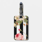 PixDezines Vintage Botanische Illustratie Bagagelabel (Achterkant verticaal)