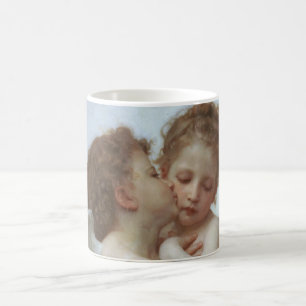 PixDezines Vintage, Bouguereau Eerste Kus Koffiemok