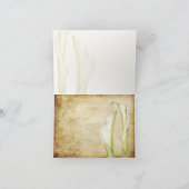 PixDezines Vintage Calla lilies, Dank u Kaarten (Binnen)