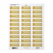PixDezines Vintage Crème Wervelingen Etiket (Full Sheet)