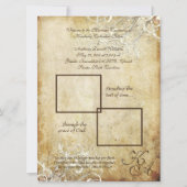 PixDezines vintage crèmeswervelingen Kaart (Voorkant)