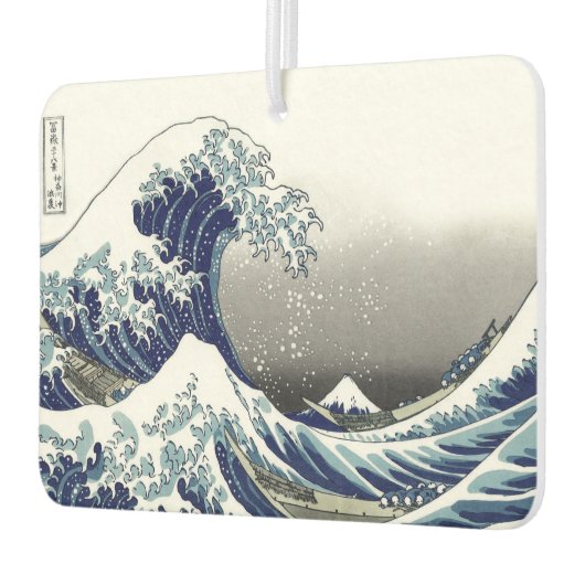 PixDezines Vintage, Great Wave, Hokusai Luchtverfrisser (Links)