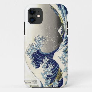 PixDezines Vintage, Grote Golf, Hokusai 葛飾北斎の神奈川沖浪 Case-Mate iPhone Case