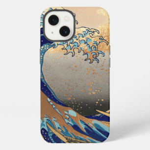 PixDezines Vintage Grote Golf Hokusai 葛飾北斎の神奈川沖浪 iPhone 13 Hoesje