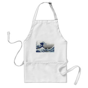 PixDezines Vintage, Grote Golf, Hokusai 葛飾北斎の神奈川沖浪 Standaard Schort