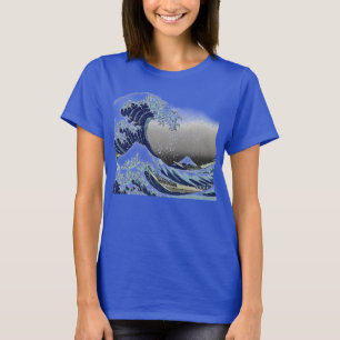PixDezines Vintage, Grote Golf, Hokusai 葛飾北斎の神奈川沖浪 T-shirt