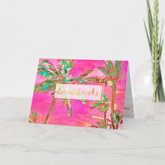 PixDezines Vintage Hawaï/ Bedankt (Voorkant)