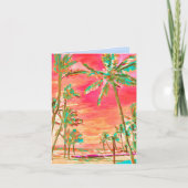 PixDezines Vintage Hawaï/Dank u Bedankkaart