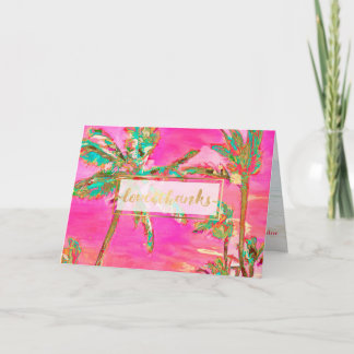 PixDezines Vintage Hawaï/Dank u Bedankkaart