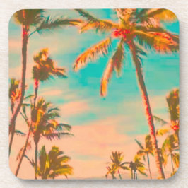 PixDezines vintage Hawaiaanse strand Bier Onderzetter