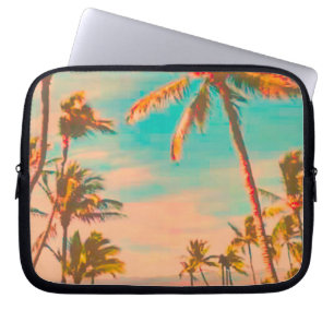 PixDezines vintage hawaiian strand Laptop Sleeve