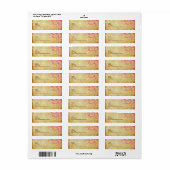 PixDezines Vintage Parelmoer Swirls Etiket (Full Sheet)