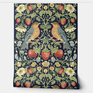 PixDezines Vintage William Morris Strawberry Thief Behang