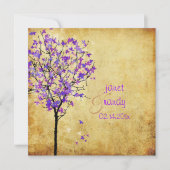 PixDezines VIOLET MAPLE TREE/FAUX PARCHMENT Kaart (Voorkant)