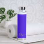 PixDezines Violet Paars DIY Colour Water Fles<br><div class="desc">PixDezines waterflesje,  violet paars - DIY Color past het aan met uw favoriete lettertype. Copyright © 2022 PixDezines™. Alle rechten voorbehouden.</div>