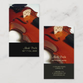 PixDezines violine/diy kleur Visitekaartje (Voorkant / Achterkant)