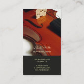 PixDezines viool/doe-het-zelf kleur Visitekaartje (Achterkant)