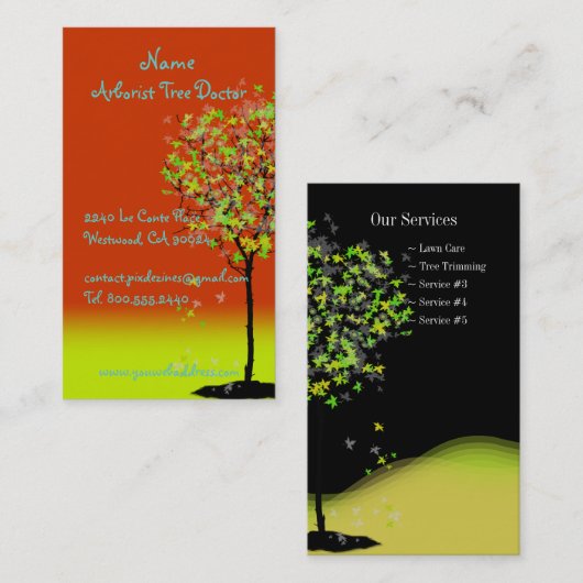 PixDezines Visitekaartjes/landschapenhouwer Visitekaartje