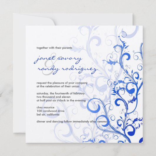 PixDezines Vlaanderen/zwenkblad/blauw/lila Kaart (Achterkant)