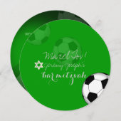 PixDezines Voetbal Mitzvah/DIY kleur Kaart (Voorkant / Achterkant)