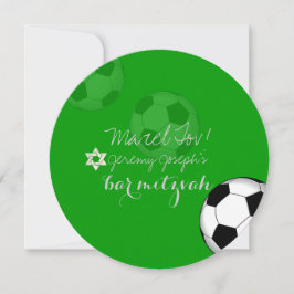 PixDezines Voetbal Mitzvah/DIY kleur Kaart