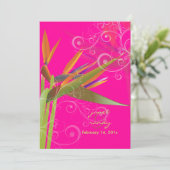 PixDezines Vogel van Paradise+swirls/DIY-kleuren Kaart (Staand voorkant)