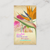 PixDezines  vogel van paradise ♥ ♥ Visitekaartje (Achterkant)