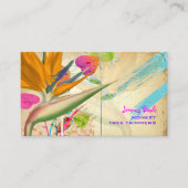 PixDezines  vogel van paradise ♥ ♥ Visitekaartje (Voorkant)
