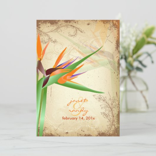 PixDezines  VOGELS VAN PARADISE Kaart (Staand voorkant)