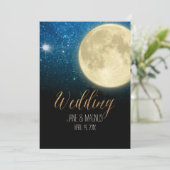 PixDezines Volle Maan Midnight Sky / Collage NASA Kaart (Staand voorkant)