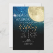 PixDezines Volle Maan Midnight Sky / Collage NASA Kaart (Achterkant)