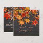 PixDezines, voorbeeldbladeren+alkboard/herfst-gebe Kaart (Voorkant / Achterkant)