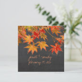 PixDezines, voorbeeldbladeren+alkboard/herfst-gebe Kaart (Staand voorkant)