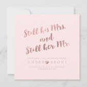 PixDezines Vow Renewal/Faux Roos Gold/DIY back Kaart (Voorkant)