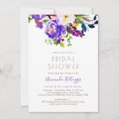 PixDezines Vrijgezellenfeest Bloemen Waterverf, Pa Kaart (Voorkant)