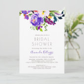 PixDezines Vrijgezellenfeest Bloemen Waterverf, Pa Kaart (Staand voorkant)