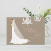 PixDezines vrijgezellenfeest/DIY-optie+kleur Kaart (Staand voorkant)