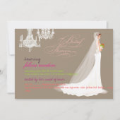 PixDezines vrijgezellenfeest/DIY-optie+kleur Kaart (Achterkant)