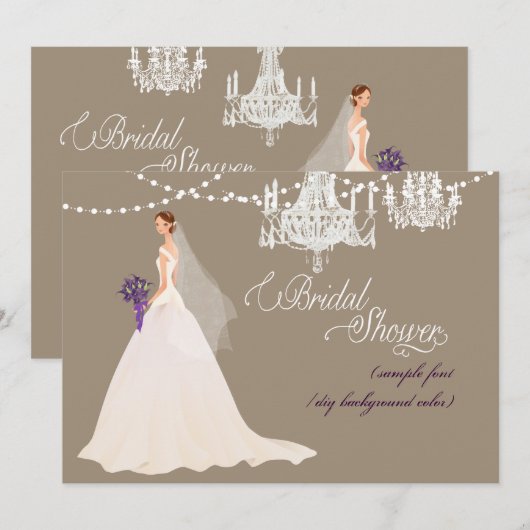 PixDezines vrijgezellenfeest/DIY-optie+kleur Kaart (Voorkant / Achterkant)