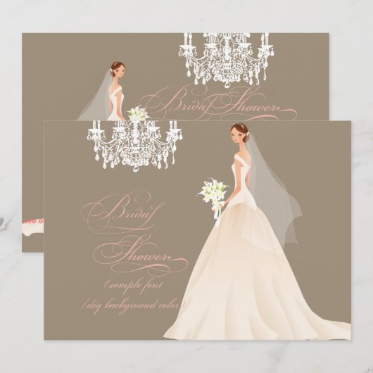 PixDezines vrijgezellenfeest/DIY-optie+kleur Kaart (Voorkant / Achterkant)