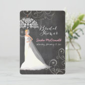 PixDezines-vrijgezellenfeest/karton/paraplu Kaart (Staand voorkant)