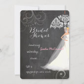 PixDezines-vrijgezellenfeest/karton/paraplu Kaart (Achterkant)