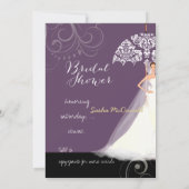 PixDezines vrijgezellenfeest/paraplu Kaart (Achterkant)