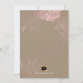 PixDezines Vrijgezellenfeest/Rozen/ROOS GOLD/Faux Kaart (Achterkant)